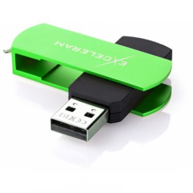 USB флеш накопитель eXceleram 8GB P2 Series Green/Black USB 2.0 Фото 1