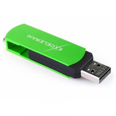 USB флеш накопитель eXceleram 8GB P2 Series Green/Black USB 2.0 Фото 4