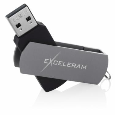 USB флеш накопитель eXceleram 64GB P2 Series Gray/Black USB 2.0 Фото 2