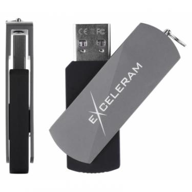 USB флеш накопитель eXceleram 64GB P2 Series Gray/Black USB 2.0 Фото 3