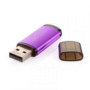 USB флеш накопитель eXceleram 32GB A3 Series Purple USB 2.0 Фото 4