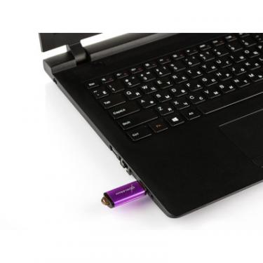 USB флеш накопитель eXceleram 32GB A3 Series Purple USB 2.0 Фото 6