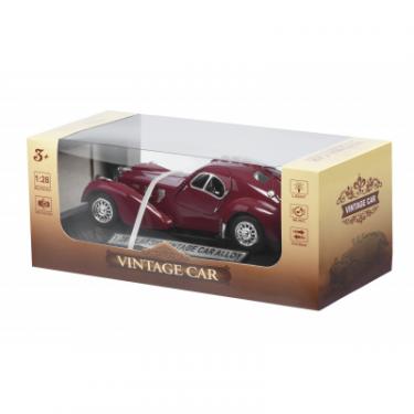 Машина Same Toy Vintage Car Бордовый Фото 1