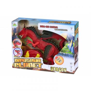 Интерактивная игрушка Same Toy Динозавр Dinosaur Planet Дракон красный со светом Фото 11