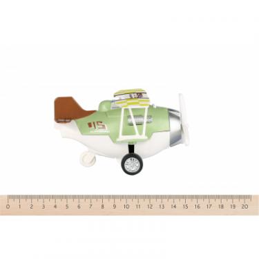 Спецтехника Same Toy Самолет металический инерционный Aircraft зеленый Фото 2