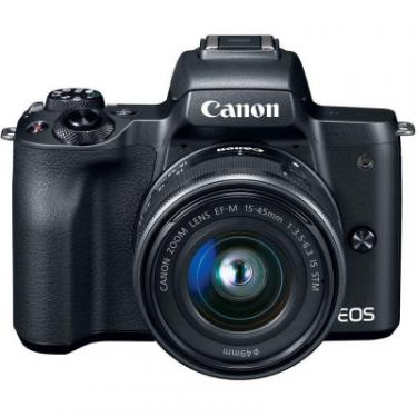 Цифровой фотоаппарат Canon EOS M50 15-45 IS STM Kit black Фото 9