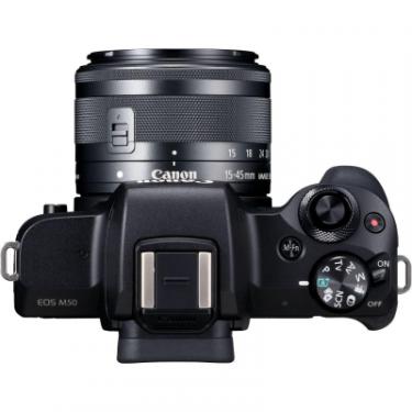 Цифровой фотоаппарат Canon EOS M50 15-45 IS STM Kit black Фото 2