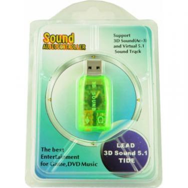 Звуковая плата Atcom USB-sound card (5.1) 3D sound (Windows 7 ready) Фото 2