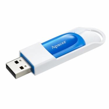 USB флеш накопитель Apacer 64GB AH23A White USB 2.0 Фото 2