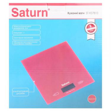 Весы кухонные Saturn ST-KS7810 Red Фото 3