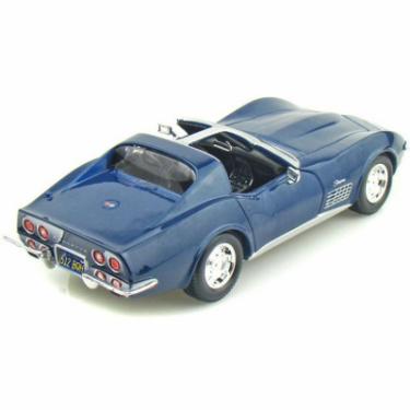 Машина Maisto Chevrolet Corvette 1970 (1:24) синий Фото 1