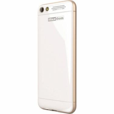 Мобильный телефон Maxcom MM136 White-Gold Фото 1