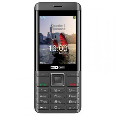 Мобильный телефон Maxcom MM236 Black-SIlver Фото