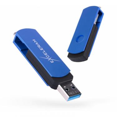 USB флеш накопитель eXceleram 128GB P2 Series Blue/Black USB 3.1 Gen 1 Фото
