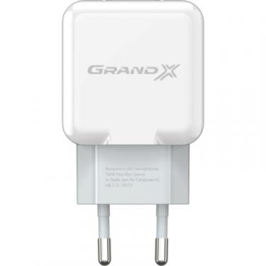 Зарядное устройство Grand-X 5V 2.1A White Фото 1