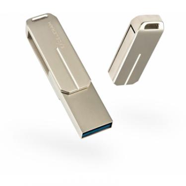 USB флеш накопитель eXceleram 128GB U3 Series Silver USB 3.1 Gen 1 Фото