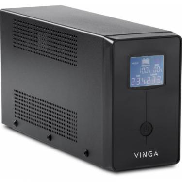 Источник бесперебойного питания Vinga LCD 1200VA metal case with USB Фото 1