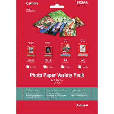 Бумага Canon 10x15 + А4 Variety Pack VP101S Фото