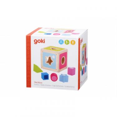 Развивающая игрушка Goki Сортер Куб Фото 4