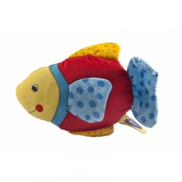 Погремушка Goki Рыбка с голубым хвостом Фото