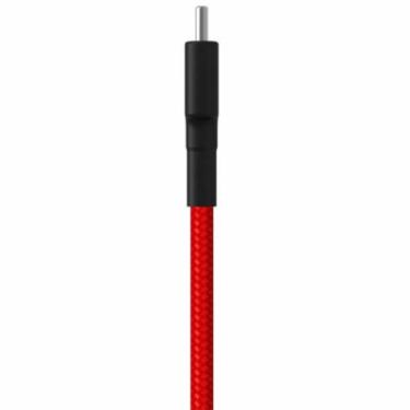 Дата кабель Xiaomi USB 2.0 AM to Type-C 1.0m Braide red Фото 1