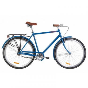Велосипед Dorozhnik 28" COMFORT MALE рама-22" 2019 синий с багажником Фото
