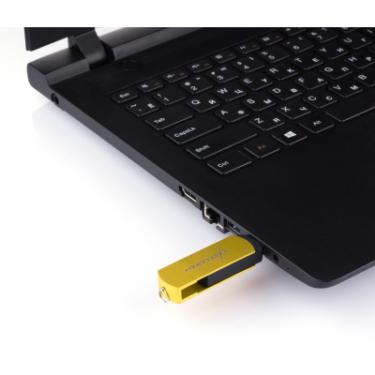 USB флеш накопитель eXceleram 32GB P2 Series Yellow2/Black USB 2.0 Фото 6