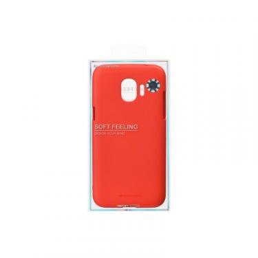 Чехол для мобильного телефона Goospery Samsung Galaxy J2 (J250) SF Jelly Red Фото 2
