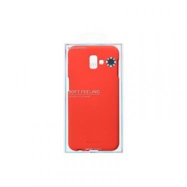 Чехол для мобильного телефона Goospery Samsung Galaxy J6 Plus (J610F) SF Jelly Red Фото 2
