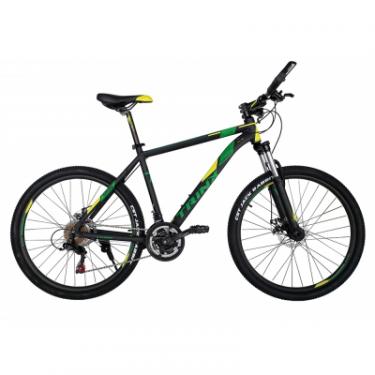 Велосипед Trinx M136 26"х19" Matt-Black-Yellow-Green Фото