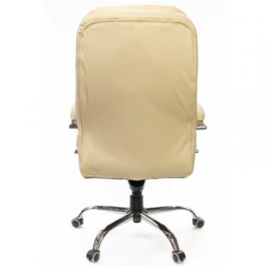 Офисное кресло Аклас Тироль CH MB кожа натур. бежевое Фото 4