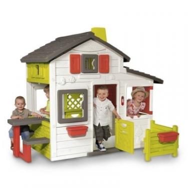 Игровой домик Smoby для друзей c чердаком и дверным звонком Фото 3
