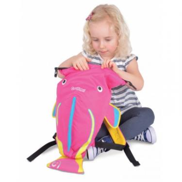 Рюкзак детский Trunki PaddlePak Рыбка Розовий Фото 4