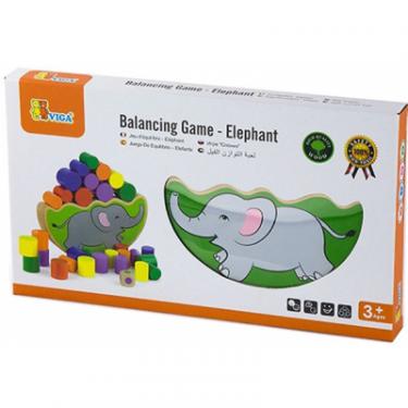Развивающая игрушка Viga Toys Балансирующий слон Фото 1