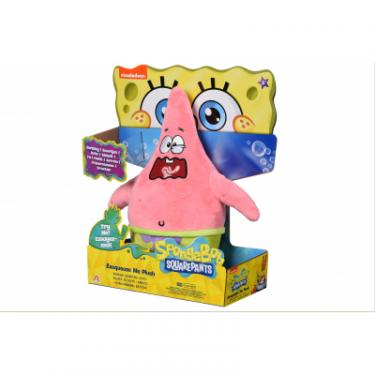 Мягкая игрушка Sponge Bob Exsqueeze Me Plush Patrick Burp со звуком Фото 4