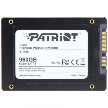 Накопитель SSD Patriot 2.5" 960GB Фото 2