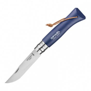Нож Opinel №8 Inox VRI Trekking темно-синий, без упаковки Фото