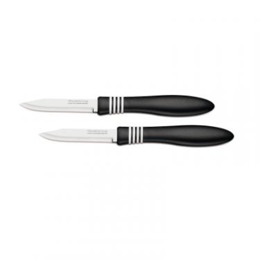 Набор ножей Tramontina COR & COR для овощей 2шт 76 мм Black Фото 1