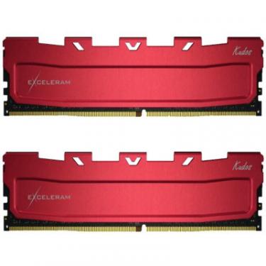 Модуль памяти для компьютера eXceleram DDR4 32GB (2x16GB) 3466 MHz Red Kudos Фото