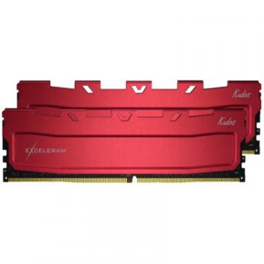Модуль памяти для компьютера eXceleram DDR4 32GB (2x16GB) 3466 MHz Red Kudos Фото 1