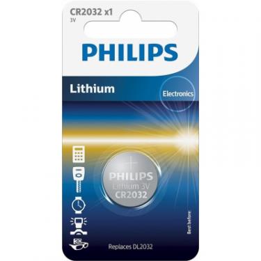 Батарейка Philips CR2032 Lithium * 1 Фото