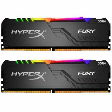 Модуль памяти для компьютера Kingston Fury (ex.HyperX) DDR4 32GB (2x16GB) 3000 MHz HyperX FURY RGB Фото