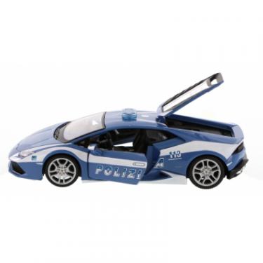 Машина Maisto Lamborghini Huracan Polizia (1:24) синий металлик Фото 2