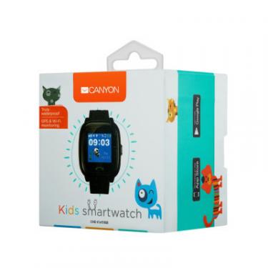 Смарт-часы Canyon CNE-KW51BB Kids smartwatch GPS Black Фото 3