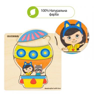 Развивающая игрушка Quokka Пазл-мозаика Воздушный шар Фото 4
