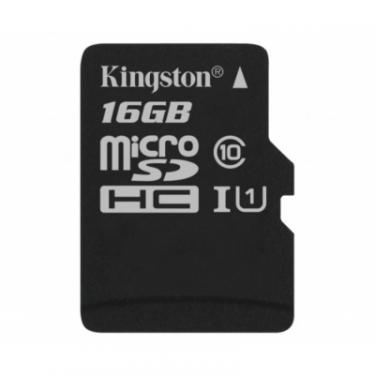 Карта памяти Kingston 16GB microSDHC class 10 Canvas Select Plus 100R A1 Фото