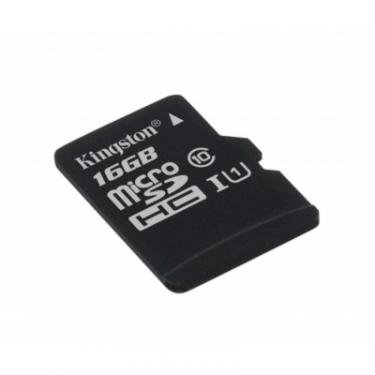Карта памяти Kingston 16GB microSDHC class 10 Canvas Select Plus 100R A1 Фото 1