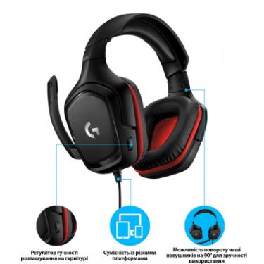 Наушники Logitech G332 Wired Gaming Headset Фото 5