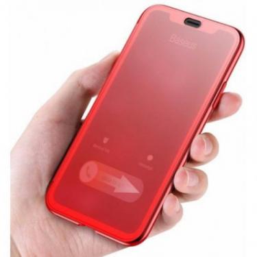 Чехол для мобильного телефона Baseus Touchable для iPhone X, Red Фото