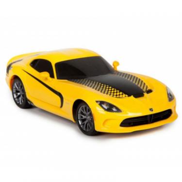 Машина Maisto 2013 SRT Viper GTS желтый. Свет и звук (1:24) Фото 3